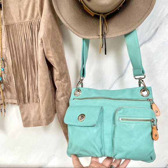 LIMITED EDITION Roots Aqua Village bag🦋ocean vibe - Picture 2 of 16